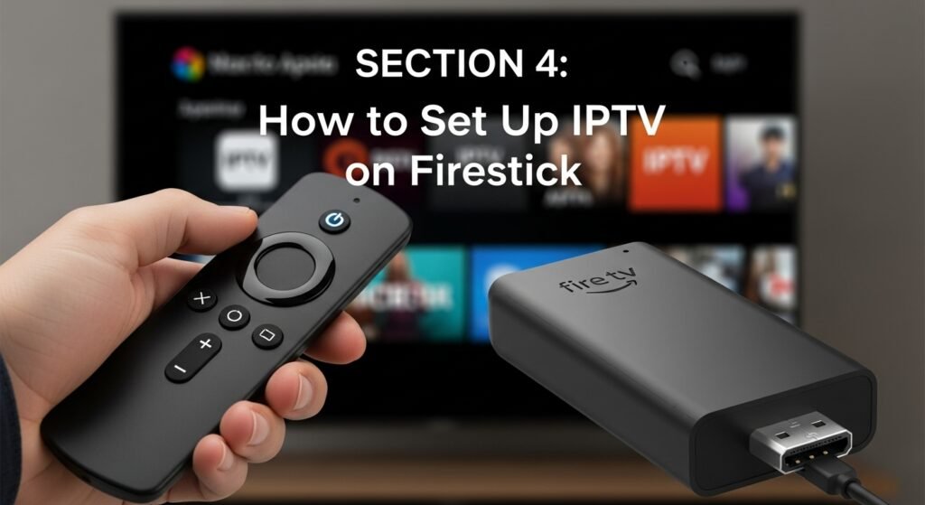 SECTION 4: How to Set Up IPTV on Firestick 