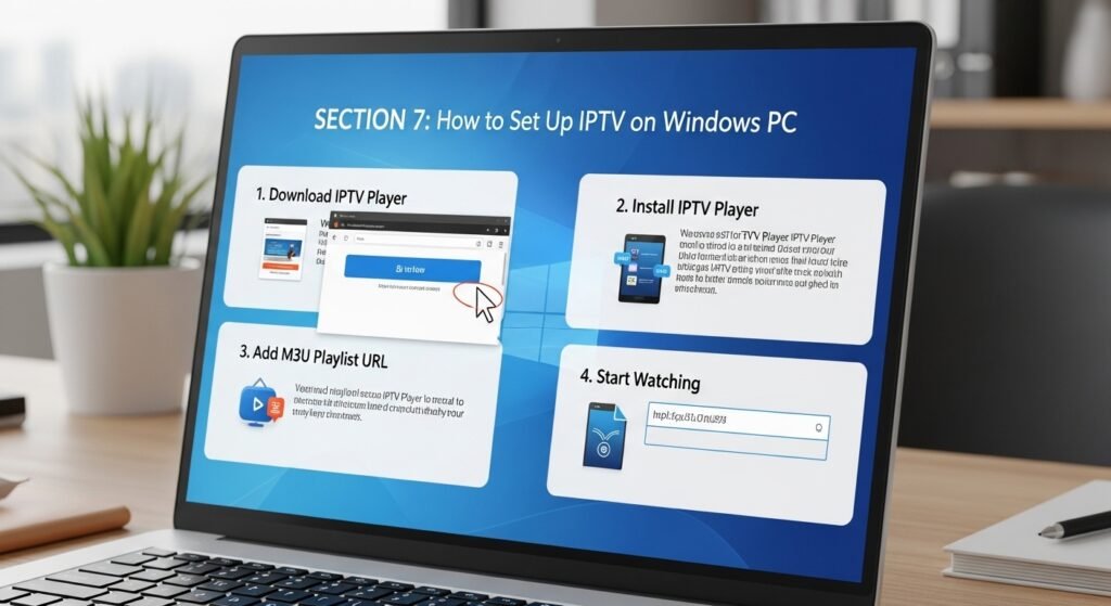 SECTION 7: How to Set Up IPTV on Windows PC