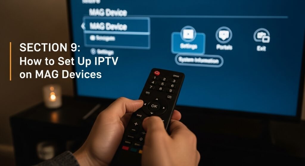 SECTION 9: How to Set Up IPTV on MAG Devices 