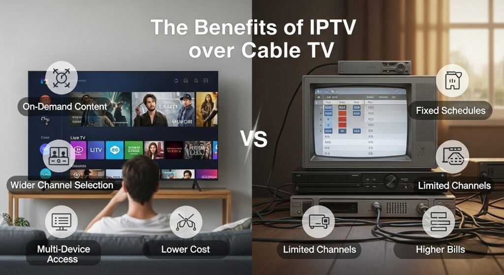 The Benefits of IPTV over Cable TV