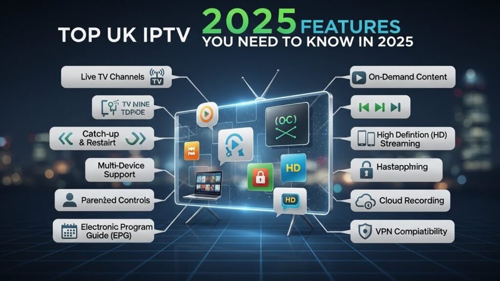 top uk iptv features