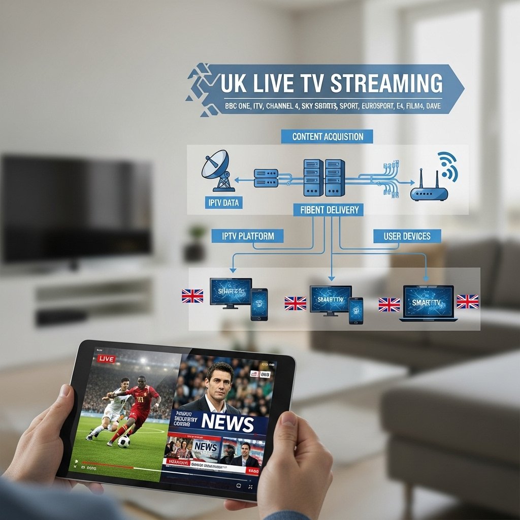 UK IPTV Live Streaming