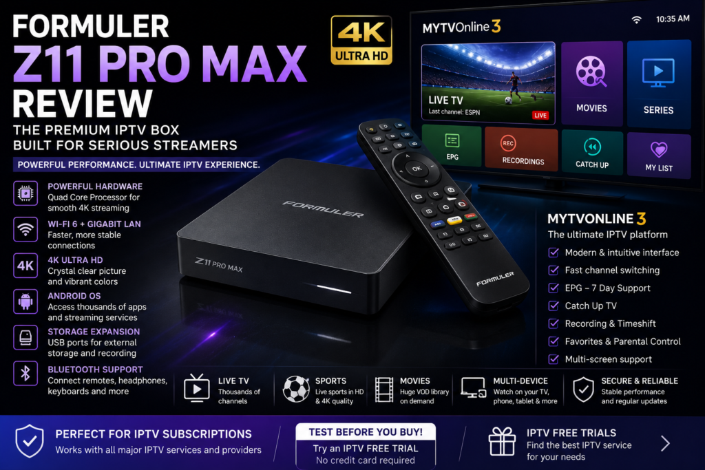 Formuler Z11 Pro Max IPTV
