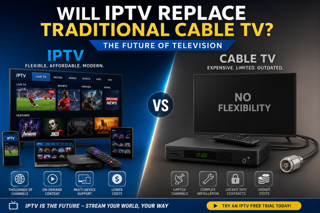 IPTV Replace Traditional Cable TV