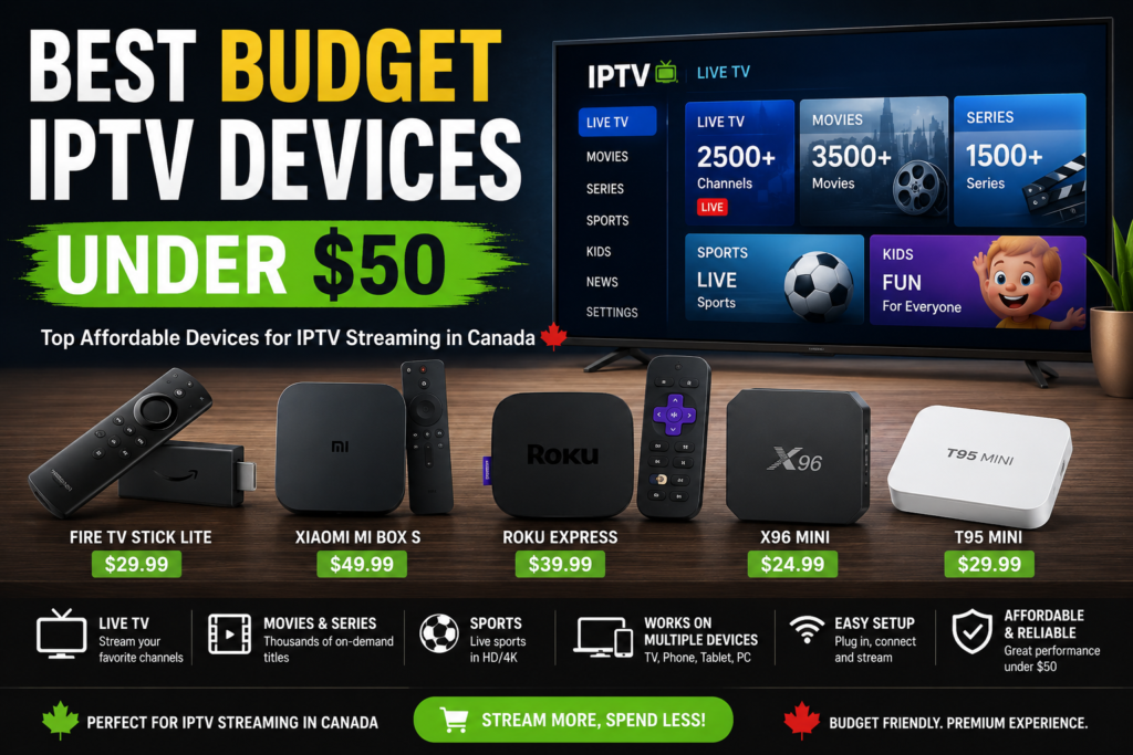 Best Budget IPTV Devices Under $50